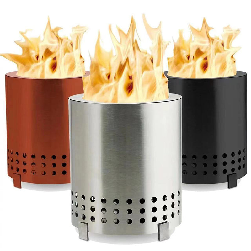 Feuerstelle für den Tisch - rostfreier Stahl