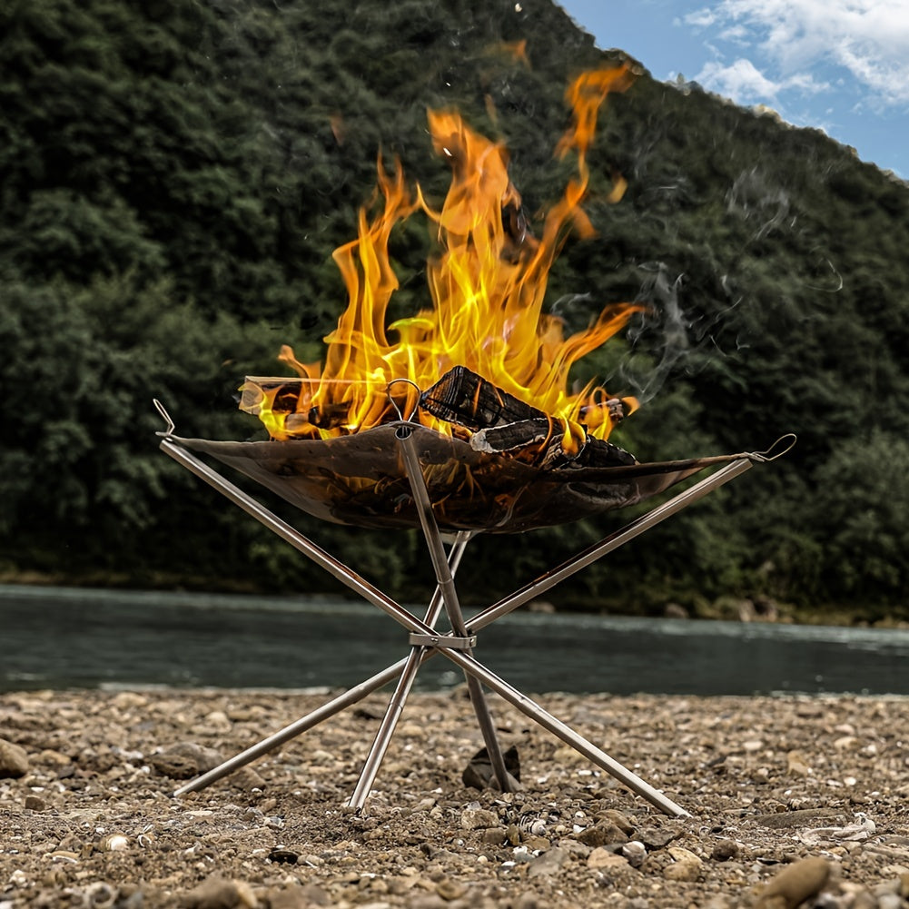 Klappbare Feuerstelle - Genießen Sie ein Lagerfeuer, wo immer Sie sind!