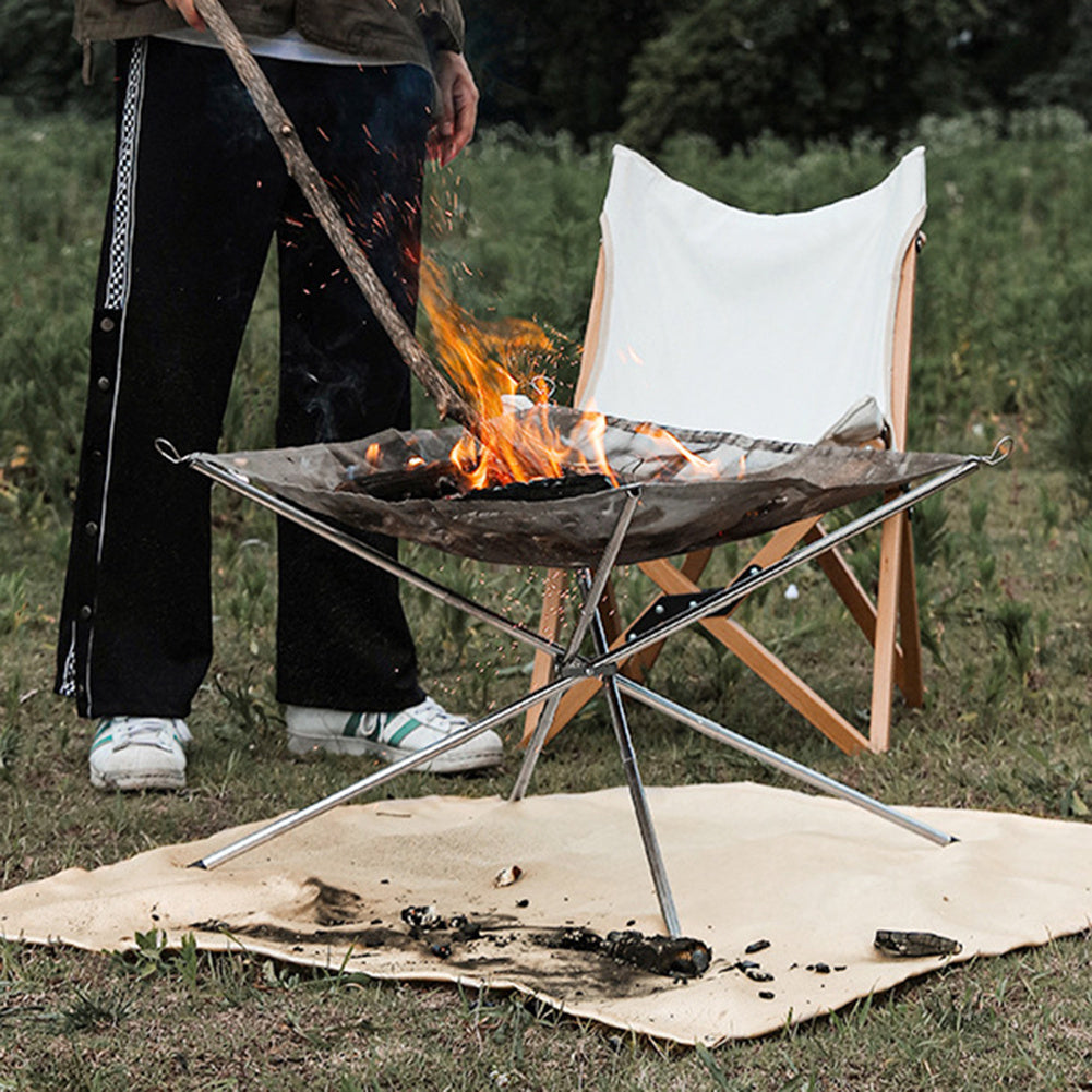 Klappbare Feuerstelle - Genießen Sie ein Lagerfeuer, wo immer Sie sind!